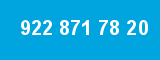 922 871 78 20 922 871 78 20